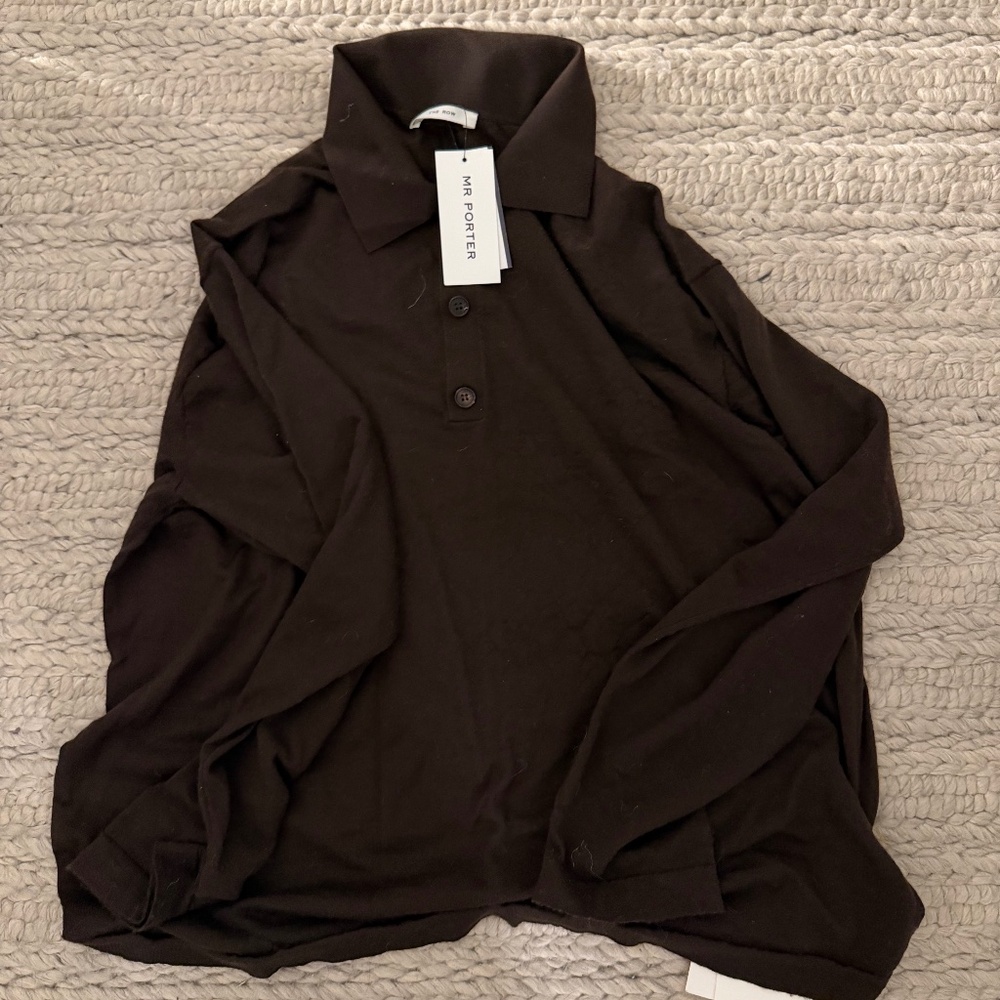 BNWT The Row Men Djon Polo Size L